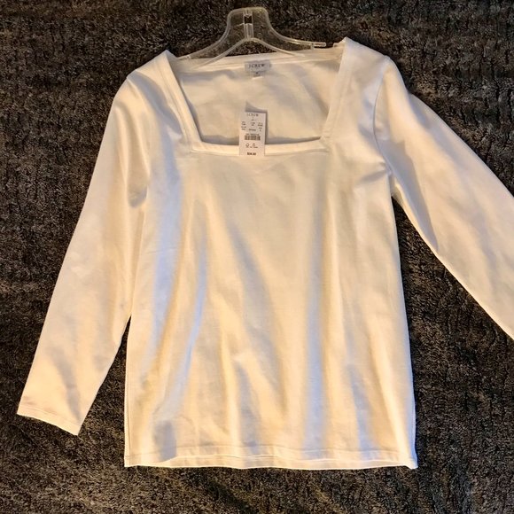 NWT white J.Crew top - Picture 1 of 4